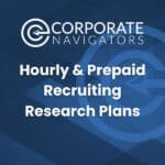 hourly and prepaid recruitment research plans corporate navigators