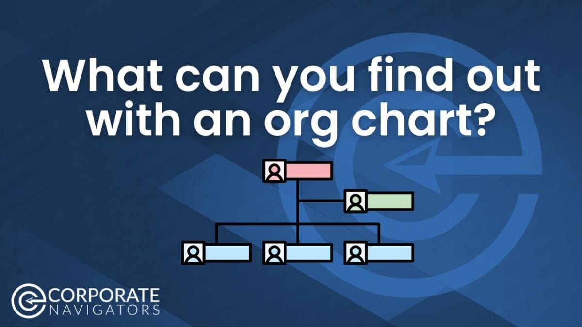 what can you find out with an org chart