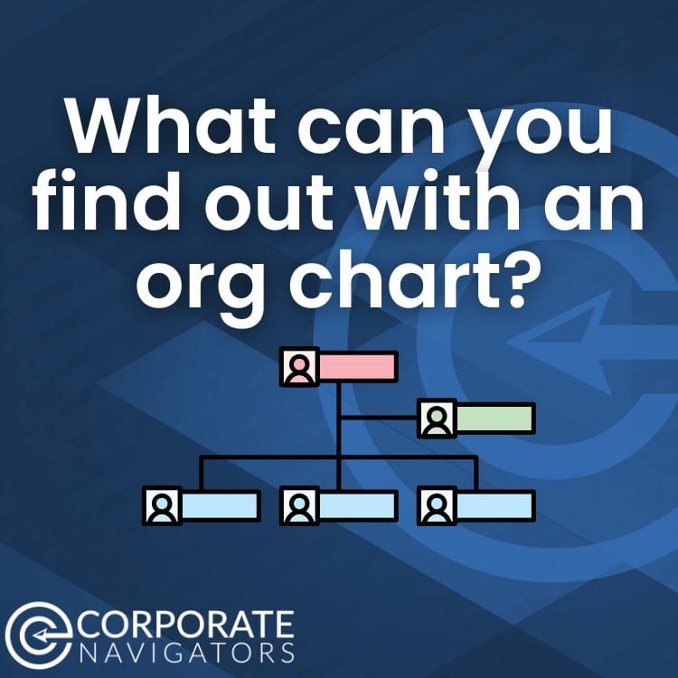 what can you find out with an org chart