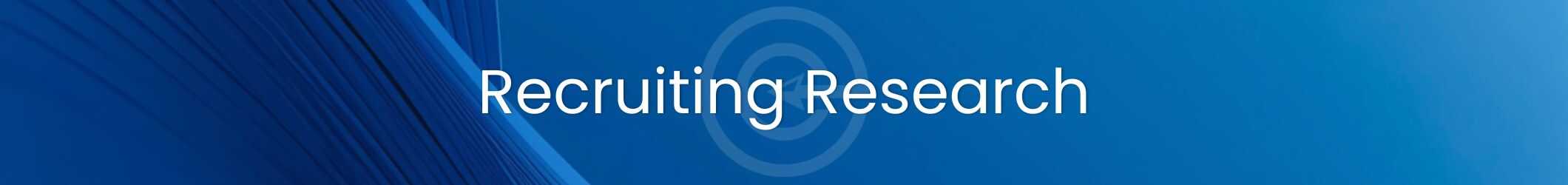 recruiting research title banner