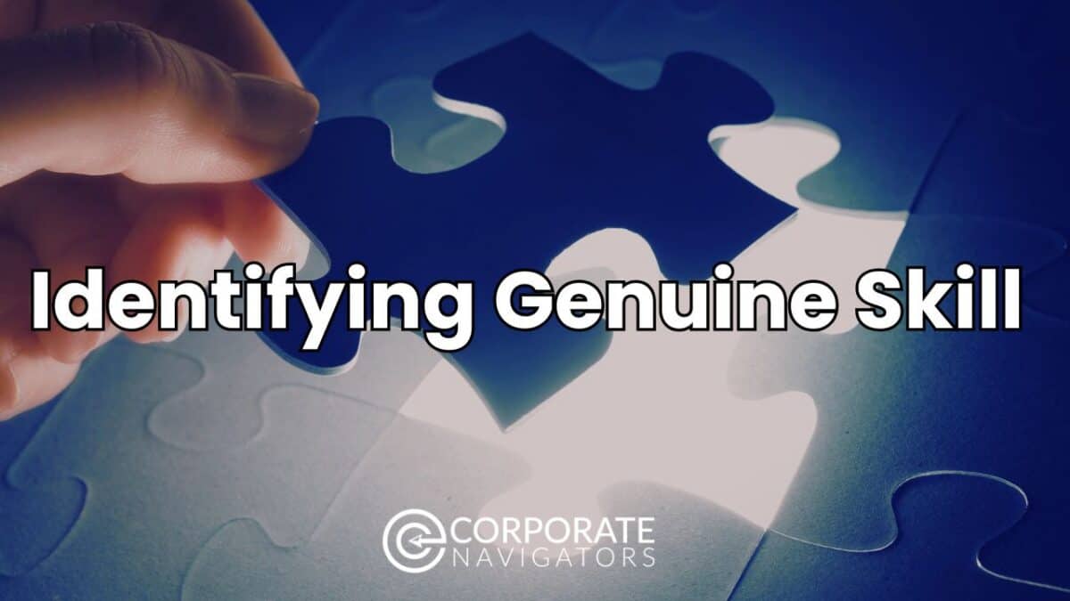 Identifying genuine skill