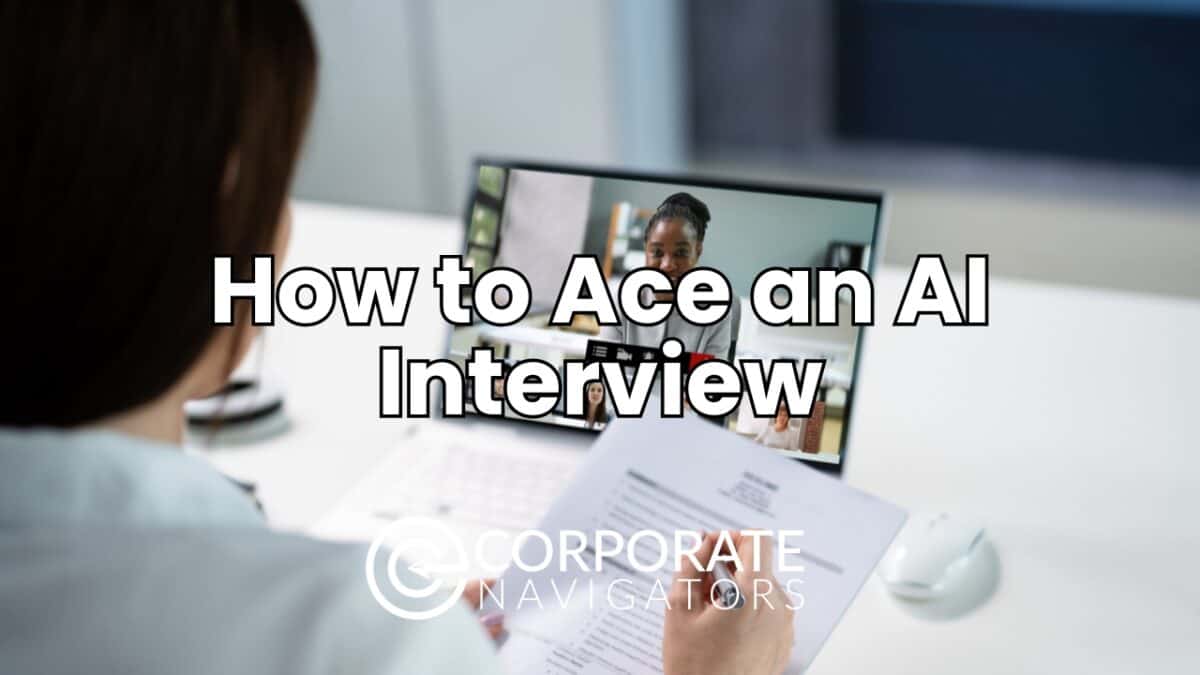 how to ace an ai interview